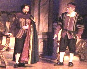 Sung Jae Choi as Enrico (left); Nabil Labib as Normanno